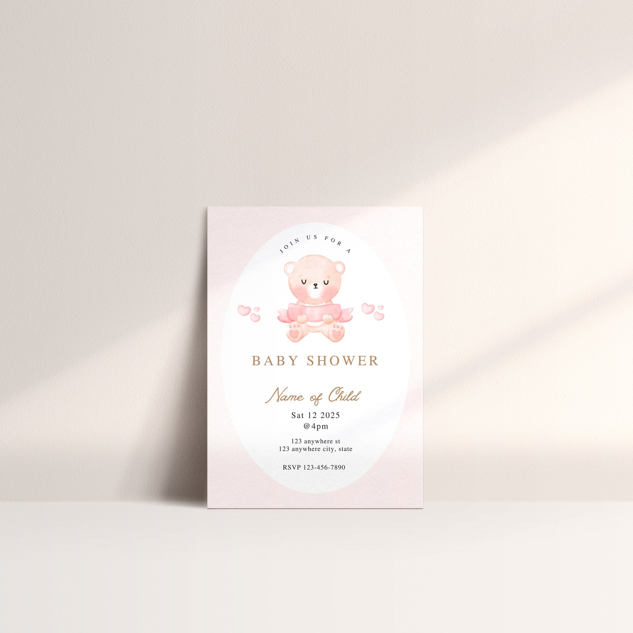 Pink teddy bear