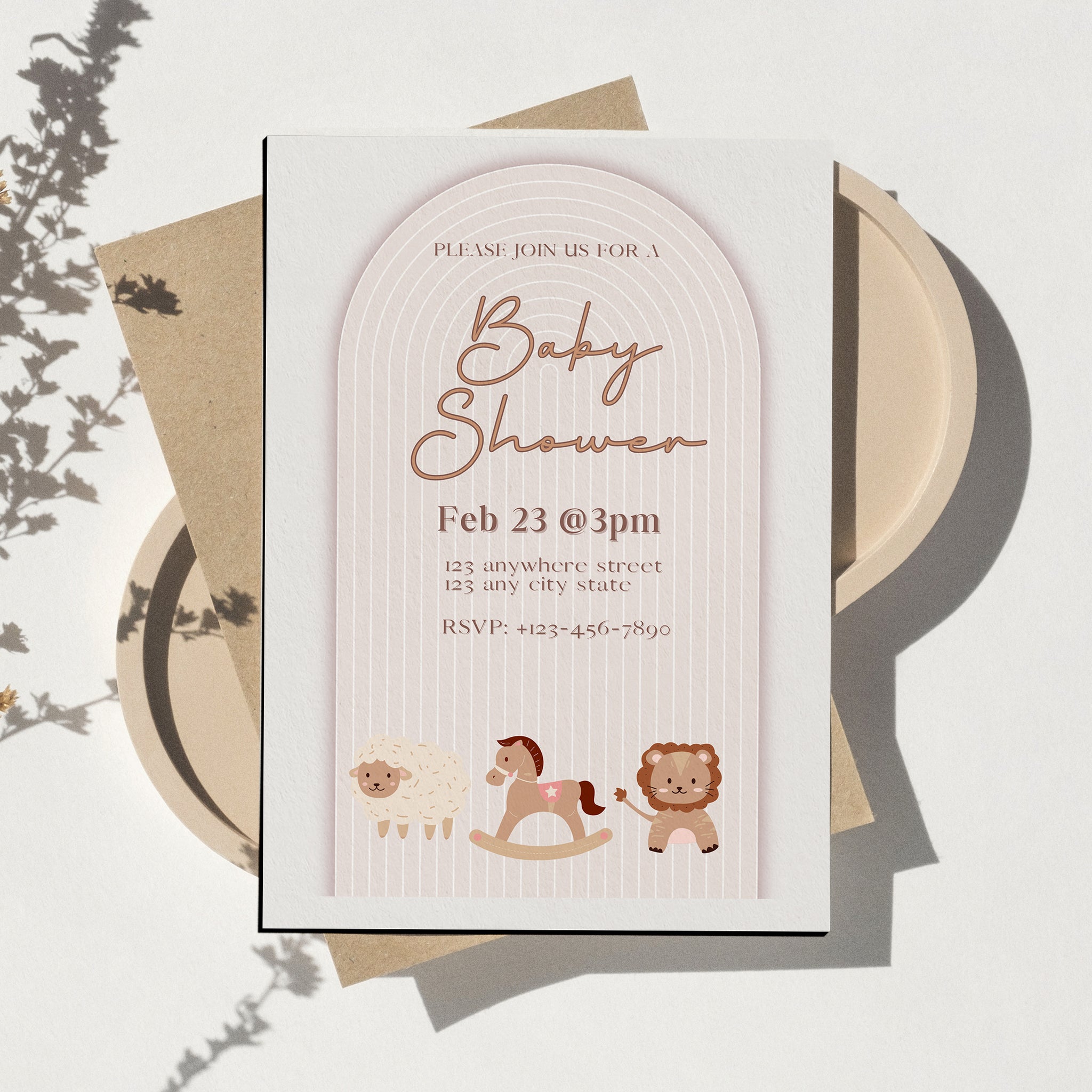 Beige animal Arch