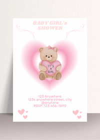 Teddy Pink heart