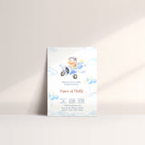 Teddy Bear Airplane card