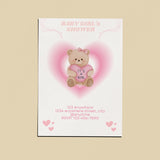 Teddy Pink heart