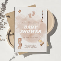 Beige babyshower