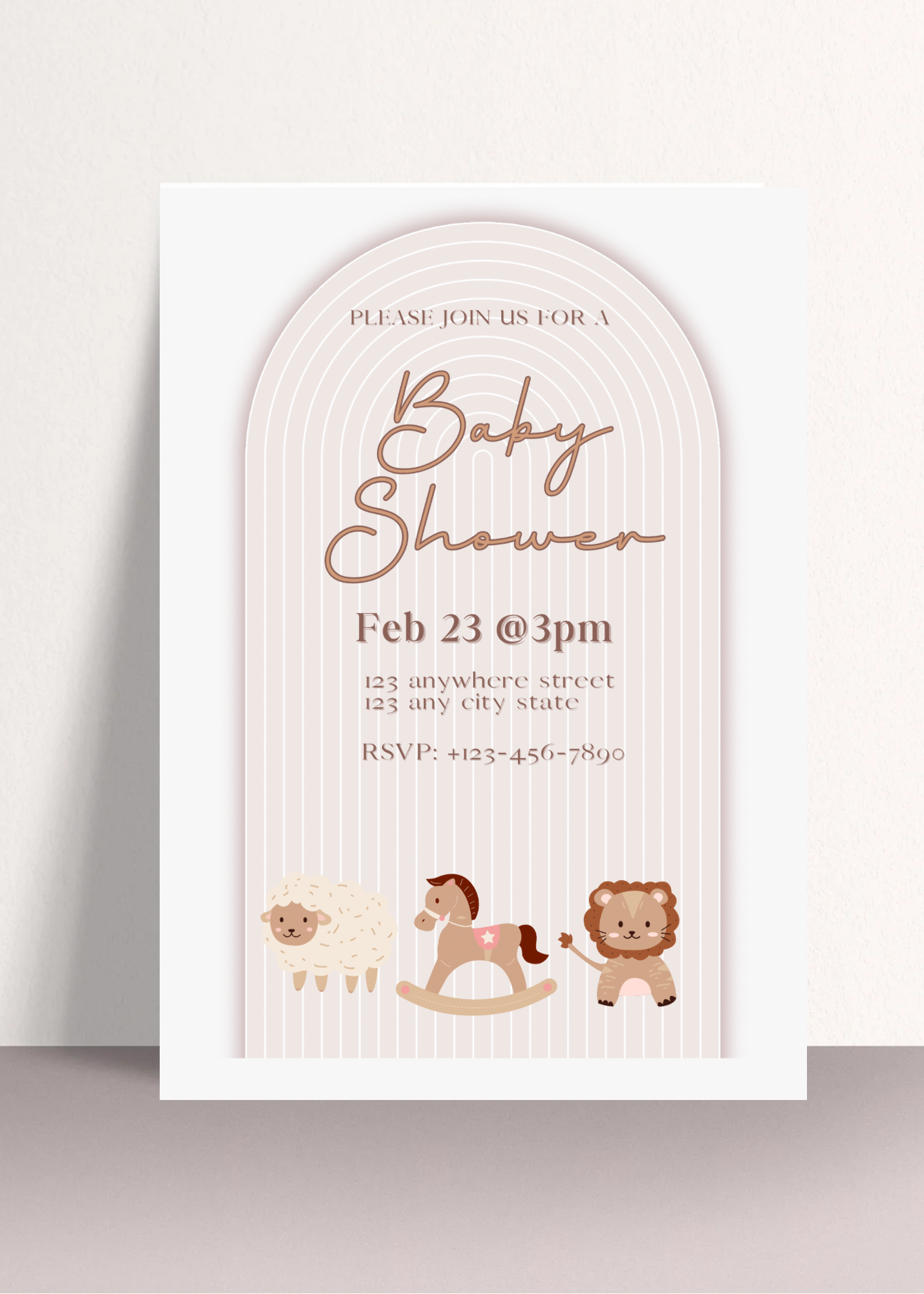 Beige animal Arch