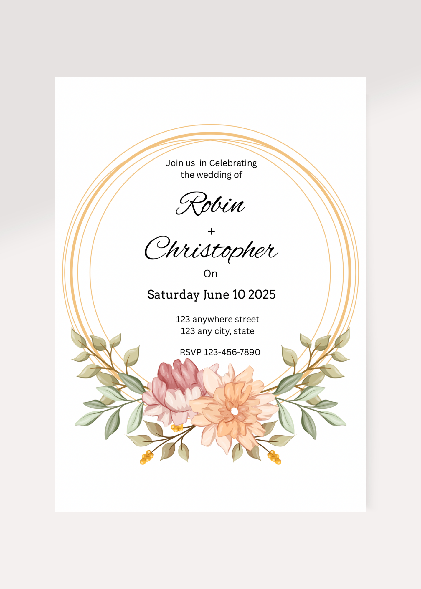 Robin & Christopher